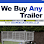 We Buy Any Trailer, Sell My Trailer, Trailers Wanted logo